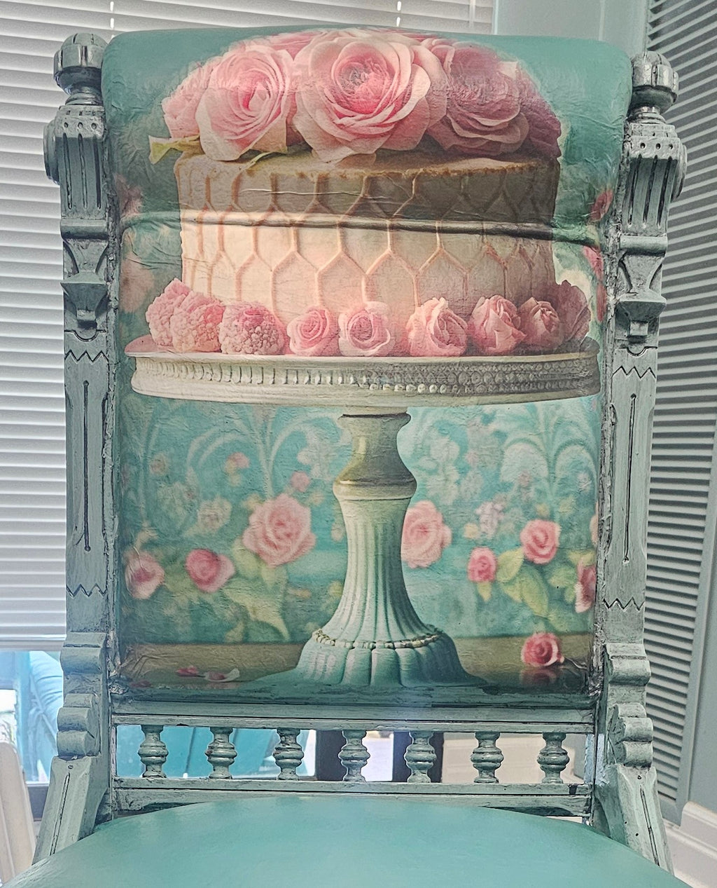 “Let Them Eat Cake” Hand-Painted Bistro Set