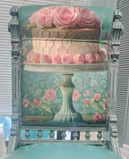 “Let Them Eat Cake” Hand-Painted Bistro Set