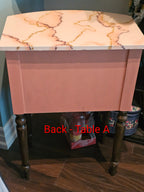 “Peachy Keen” Pair of Bedside Tables