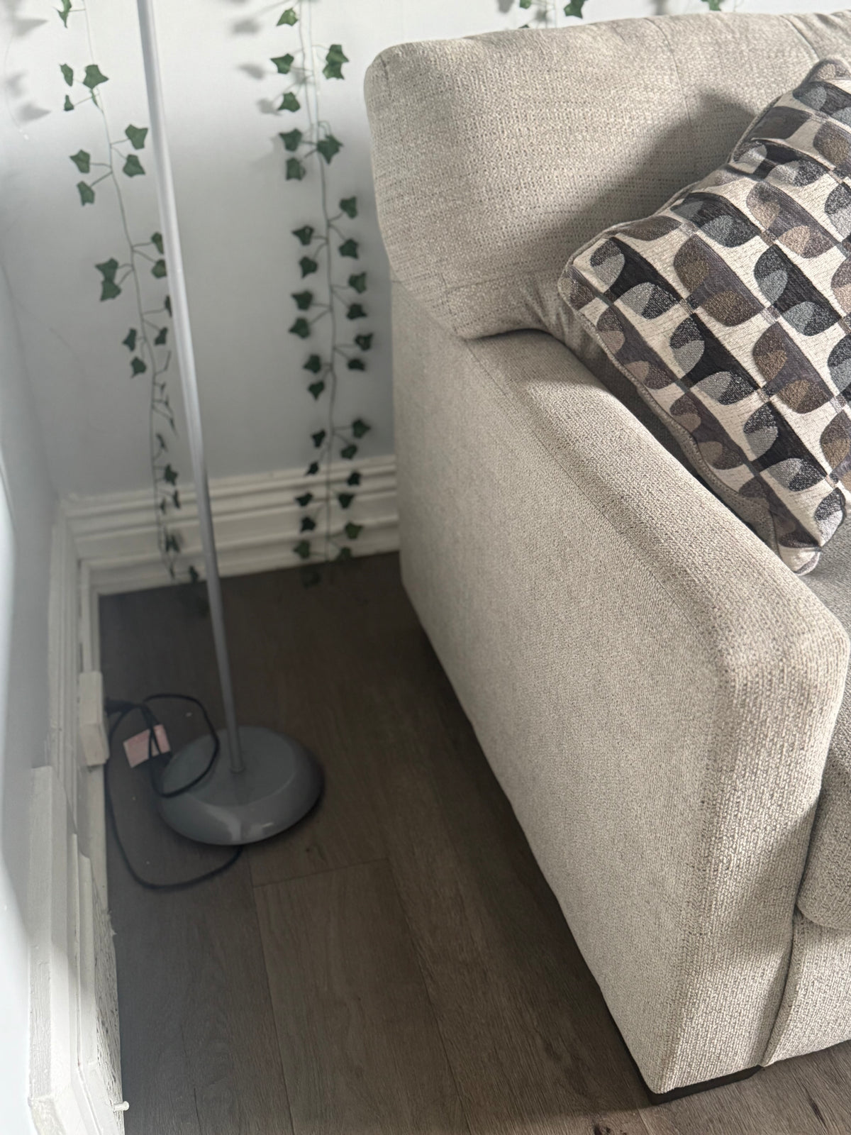 Mahoney Pebble Loveseat Sofa-Couch