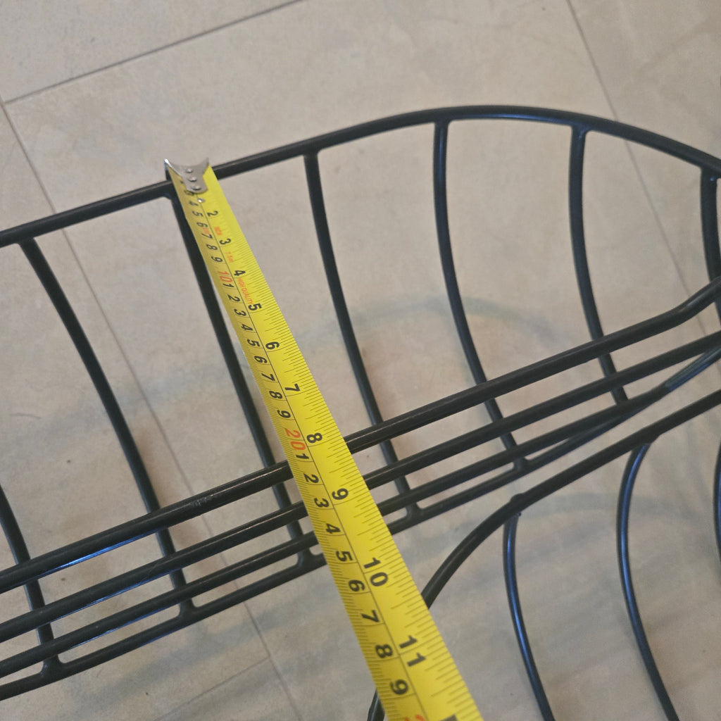 Half-Basket Metal Wall Planters - Set of 3