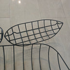 Half-Basket Metal Wall Planters - Set of 3