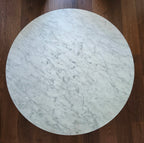 Magnificent rare Labarge solid brass & real marble coffee table
