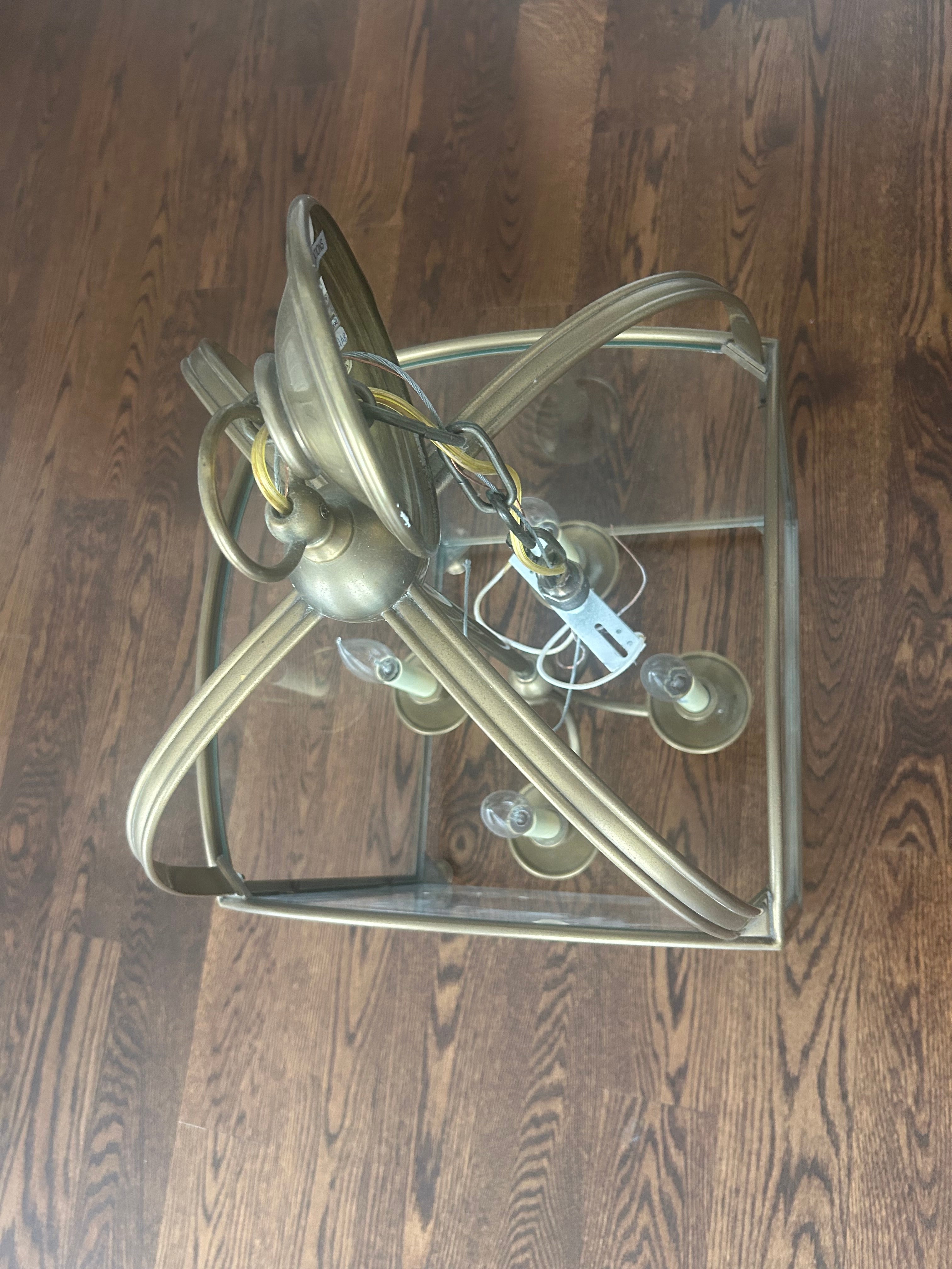 Visual Comfort Arch Top Chandelier in Burnished Brass (over $3600 + tax in stores)