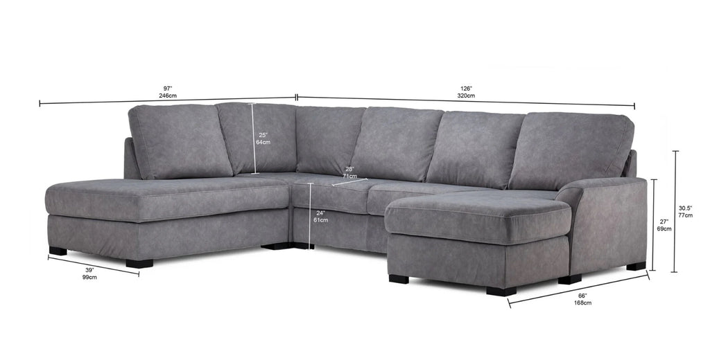 Sectional Grey Set