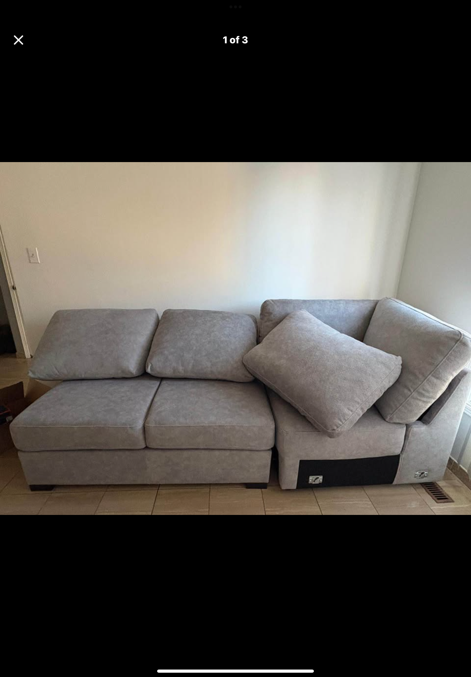 Sectional Grey Set