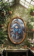 Distressed Alice In Wonderland Mirror