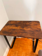 Rustic Wood and Metal Desk