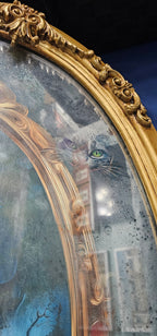 Distressed Alice In Wonderland Mirror