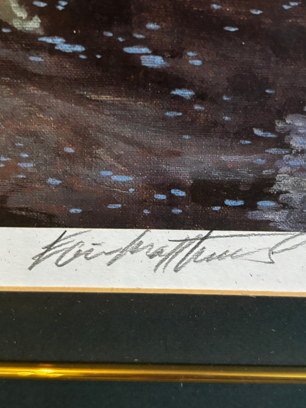 Edwin Matthews Signed Limited Edition Art Print – "The Rookery" (201/500)