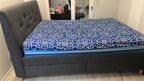 Queen size bed with 4 storage compartments