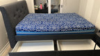 Queen size bed with 4 storage compartments