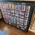 Autographed Framed Vintage Hockey Card Display – "1964 A Year to Remember" (Richard, Hull, Bucyk, Harris)