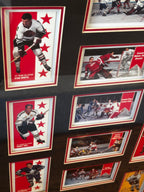 Autographed Framed Vintage Hockey Card Display – "1964 A Year to Remember" (Richard, Hull, Bucyk, Harris)