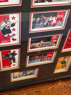 Autographed Framed Vintage Hockey Card Display – "1964 A Year to Remember" (Richard, Hull, Bucyk, Harris)