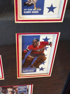 Autographed Framed Vintage Hockey Card Display – "1964 A Year to Remember" (Richard, Hull, Bucyk, Harris)