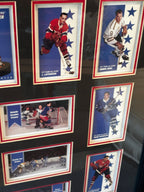 Autographed Framed Vintage Hockey Card Display – "1964 A Year to Remember" (Richard, Hull, Bucyk, Harris)