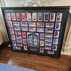 Autographed Framed Vintage Hockey Card Display – "1964 A Year to Remember" (Richard, Hull, Bucyk, Harris)
