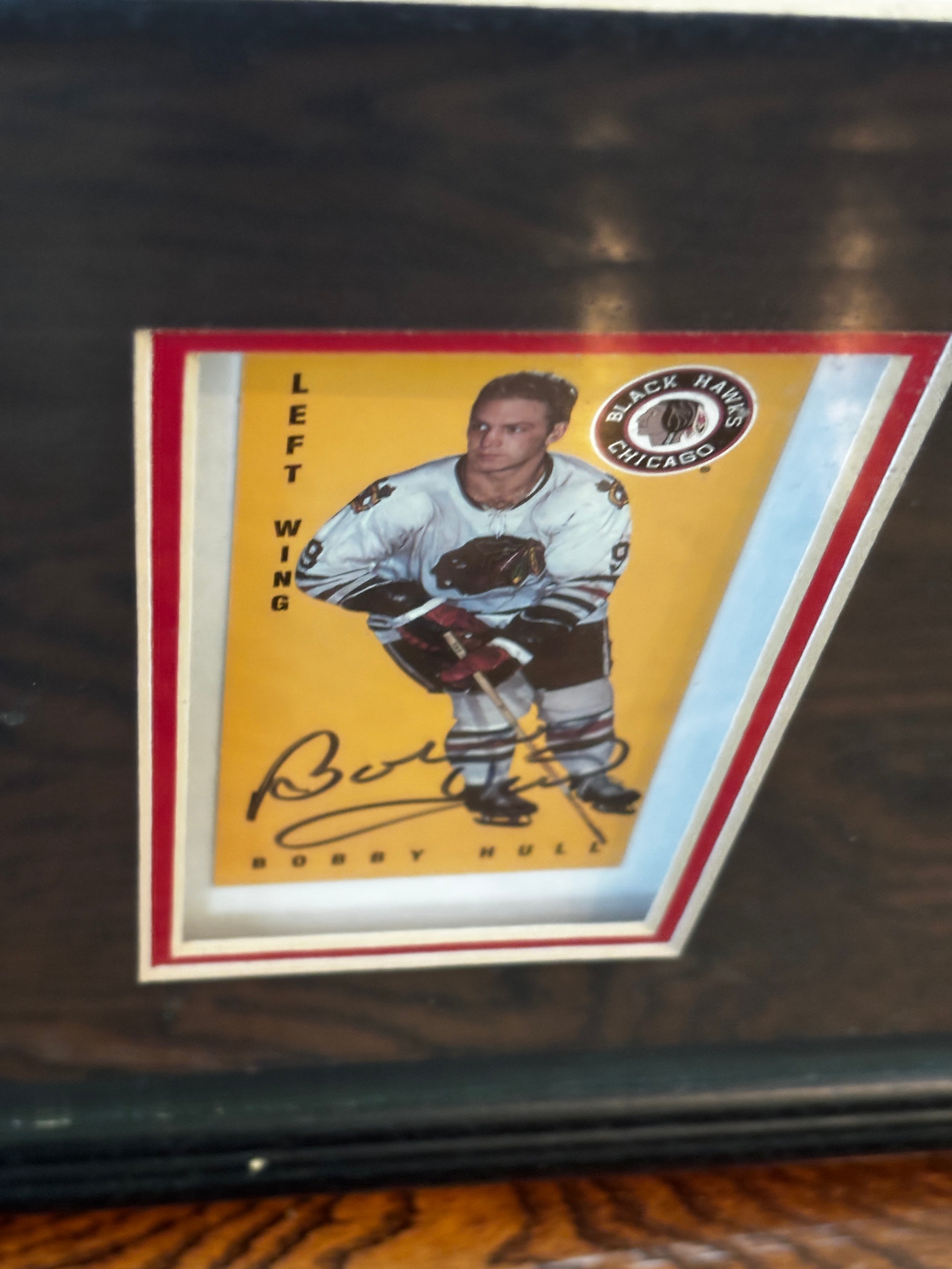 Autographed Framed Vintage Hockey Card Display – "1964 A Year to Remember" (Richard, Hull, Bucyk, Harris)
