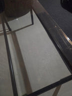 Vintage 1980s Postmodern Glass Coffee Table