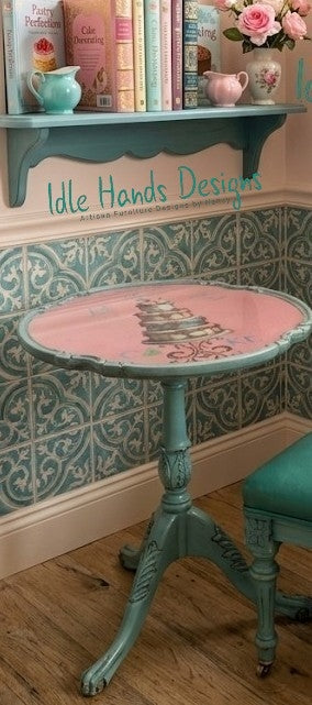 Bistro Set - "Let Them Eat Cake" Accent