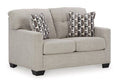 Mahoney Pebble Loveseat Sofa-Couch