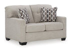 Mahoney Pebble Loveseat Sofa-Couch