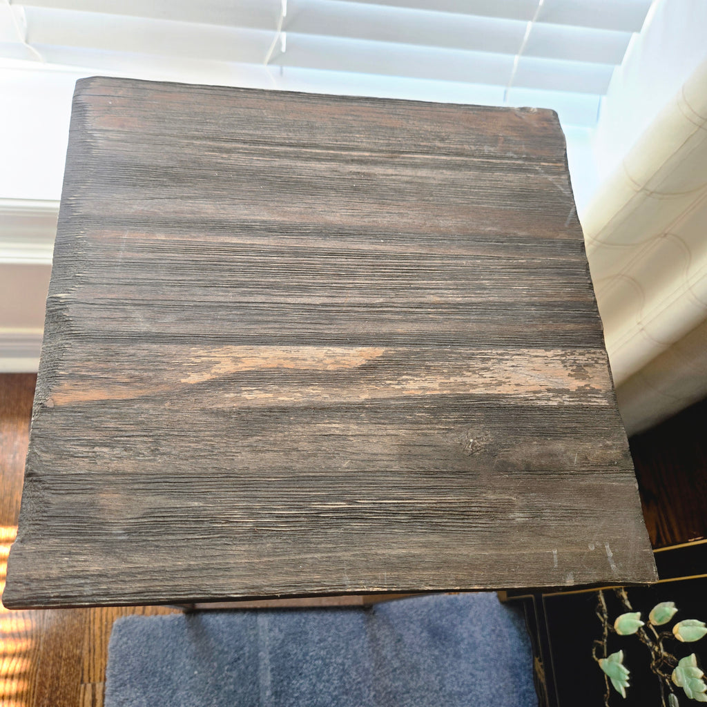 Pair of Rustic Accent Tables