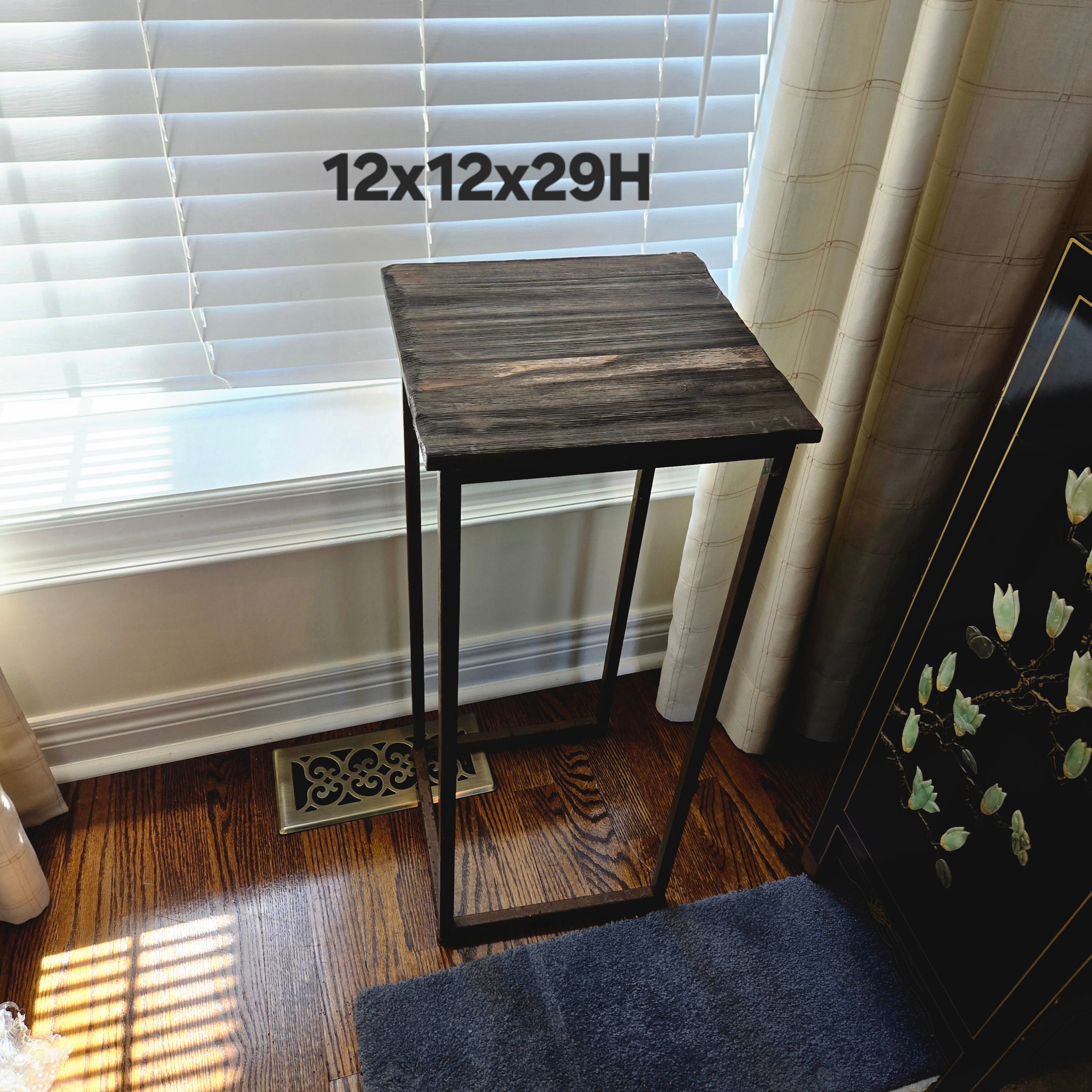 Pair of Rustic Accent Tables