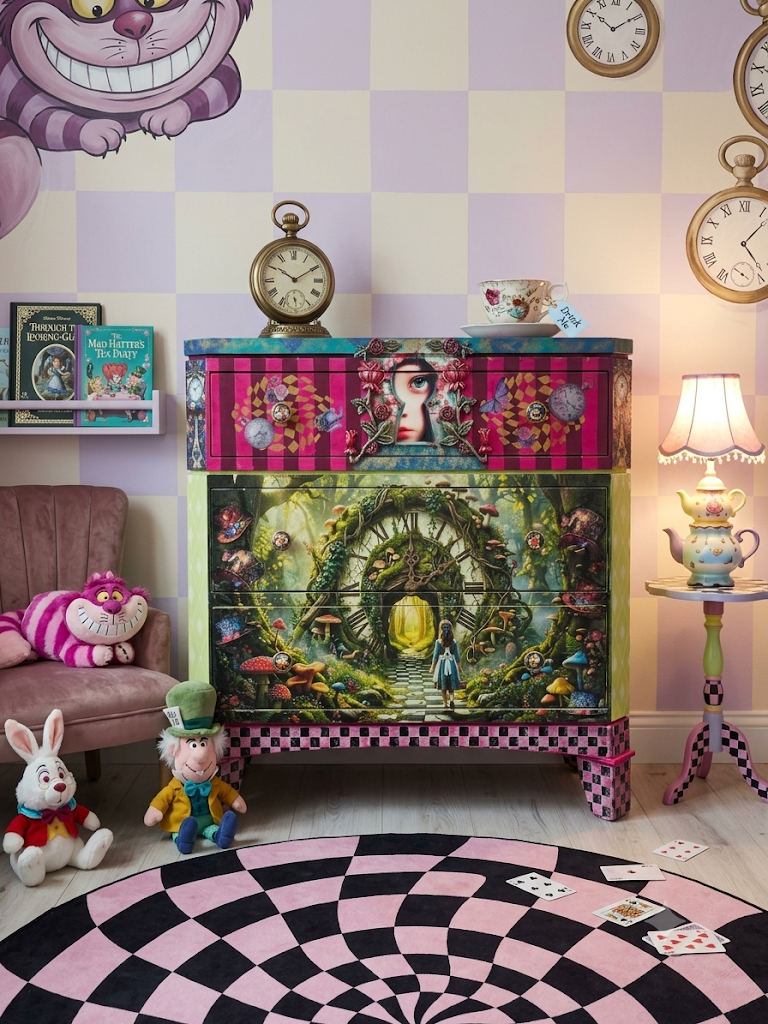 Alice In Wonderland - Small Dresser