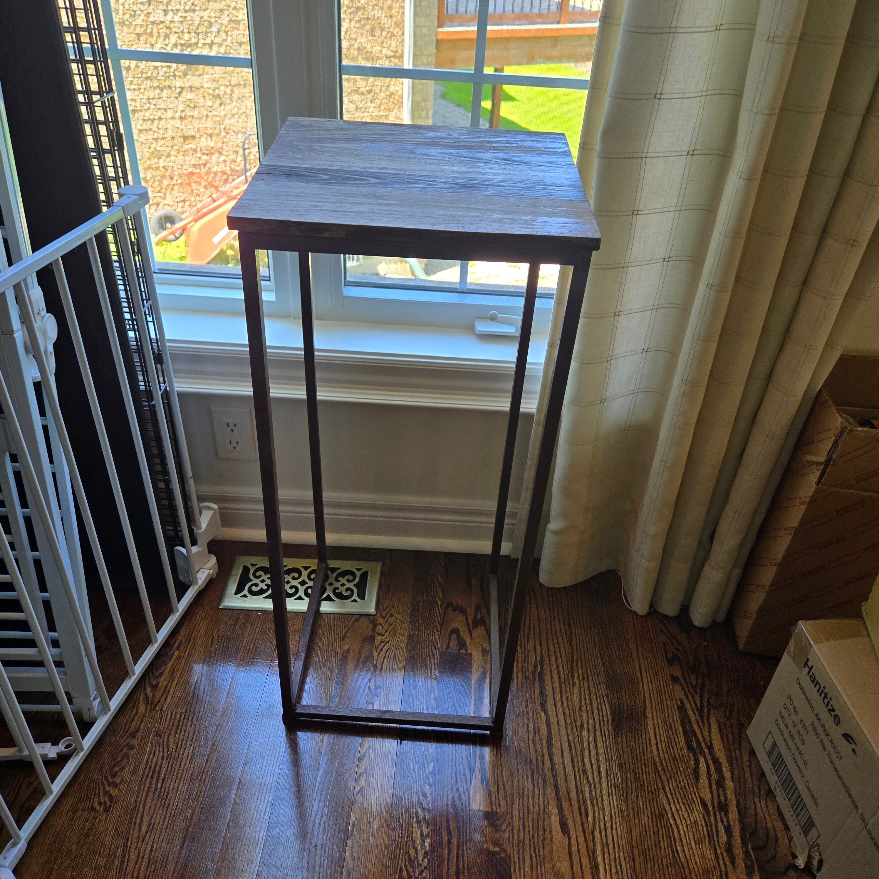 Pair of Rustic Accent Tables