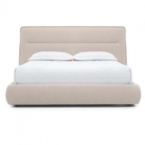 Nylan king-size fabric bed frame (open box)