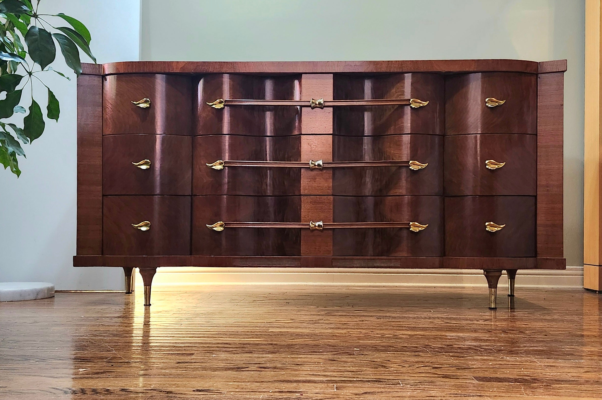 Mid-century modern longboy dresser
