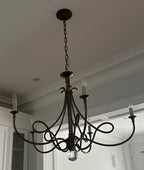 Visual Comfort Double Twist Chandelier in Antique Brass (over $3600 + tax stores)