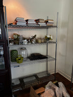 4-Tier Chrome Wire Shelving Unit / Storage Rack (1 of 3)