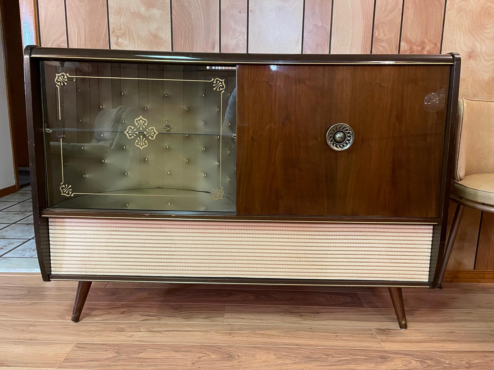 Delatone Stereo Console Record Player 60's era