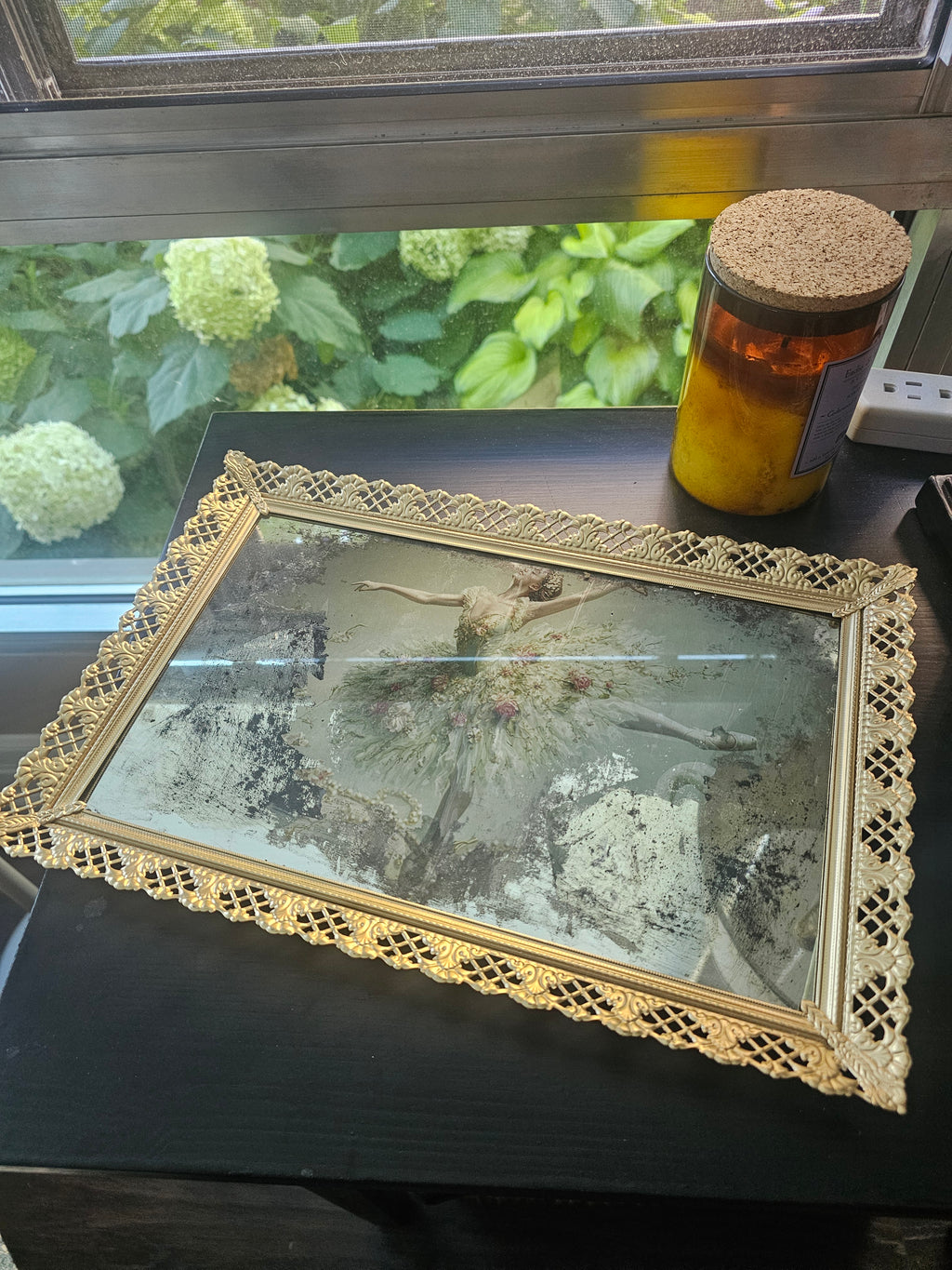 Ballerina Vanity Mirror Tray