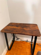 Rustic Wood and Metal Desk