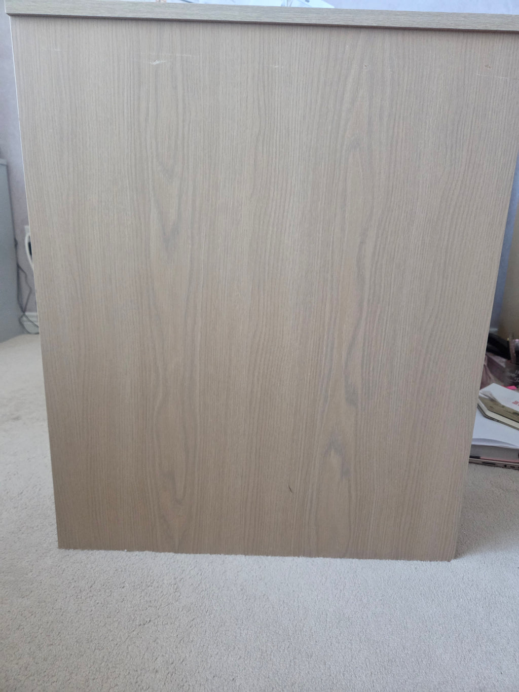 Light Wood Home Office Desk – Simple & Sturdy