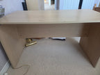Light Wood Home Office Desk – Simple & Sturdy