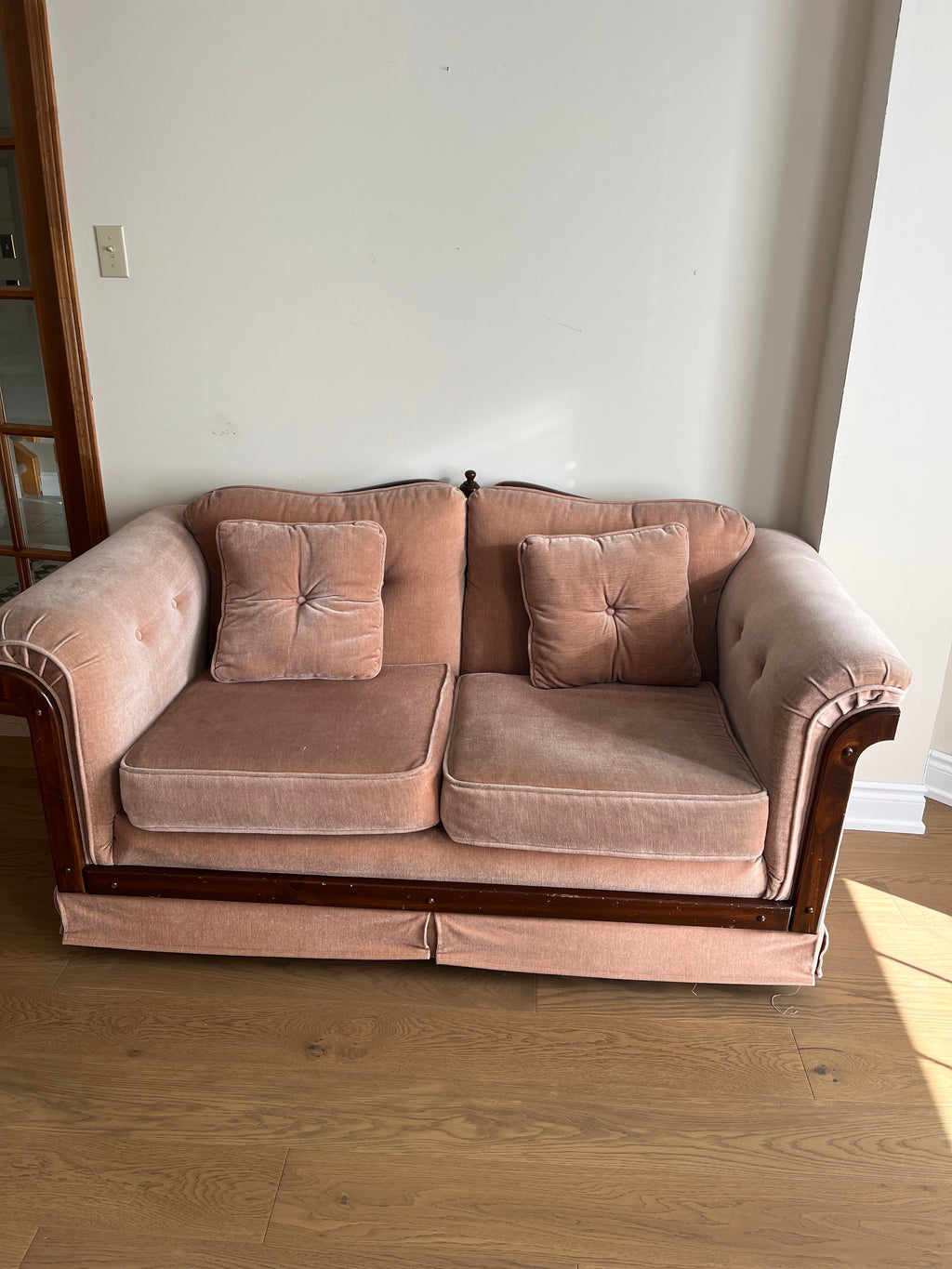 Sofa and matching loveseat