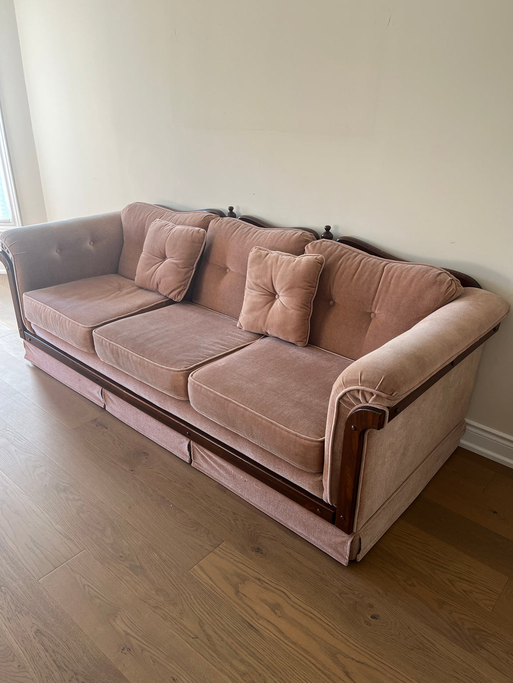 Sofa and matching loveseat