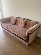 Sofa and matching loveseat