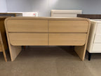 Smilla light brown wood 4-drawer dresser (open box)