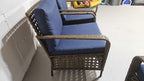 outdoor all-weather wicker patio loveseat sofa