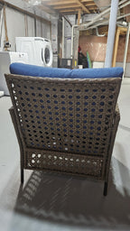 outdoor all-weather wicker patio loveseat sofa
