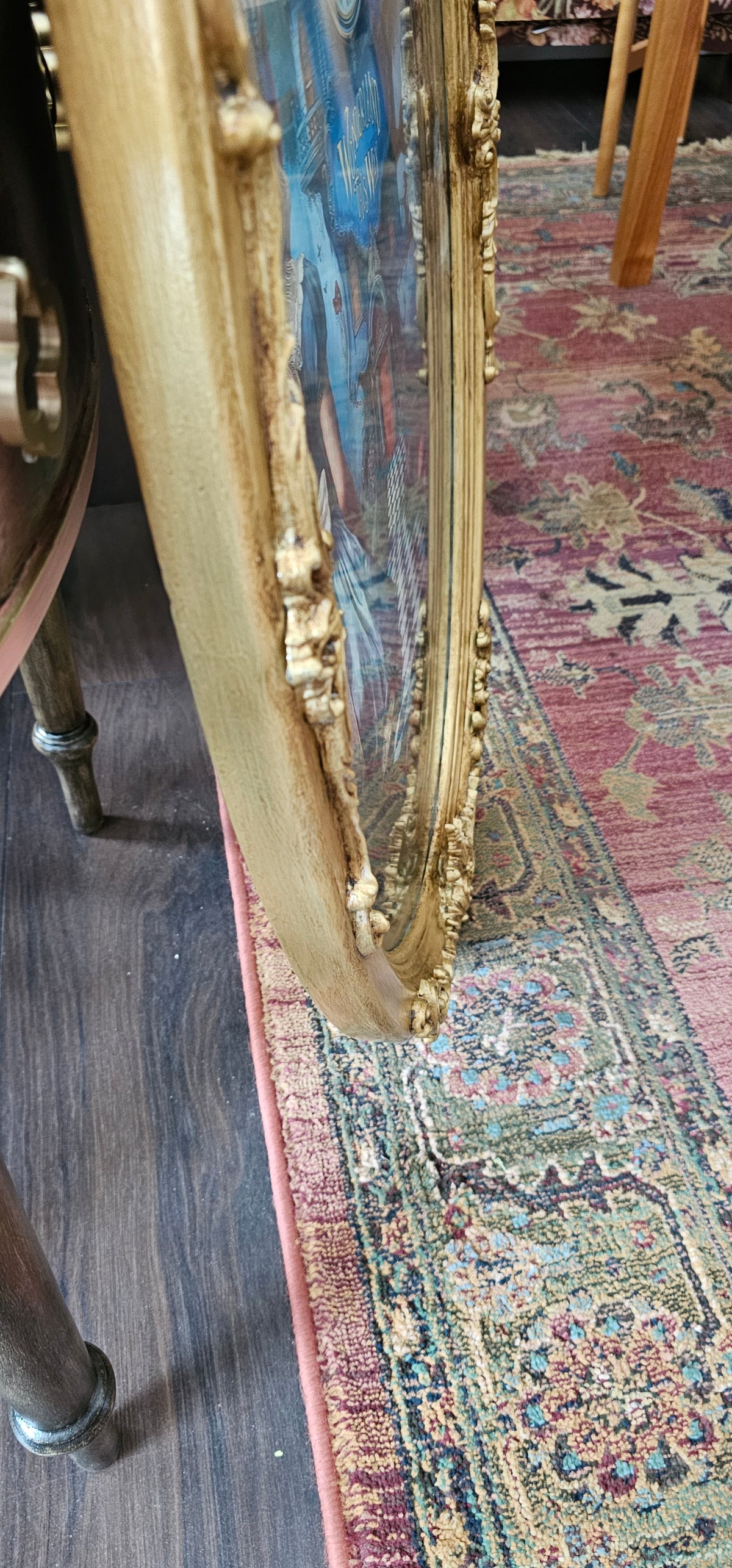 Distressed Alice In Wonderland Mirror