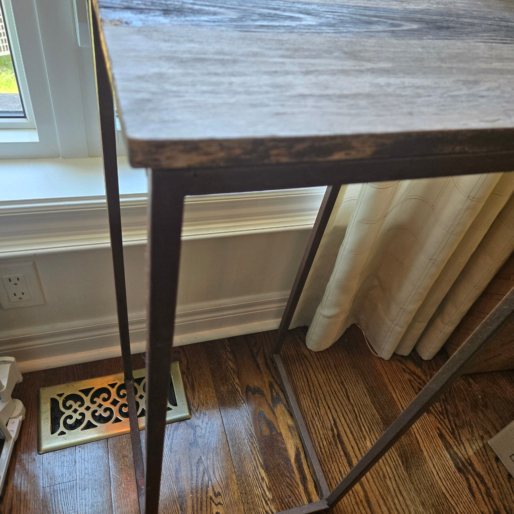 Pair of Rustic Accent Tables