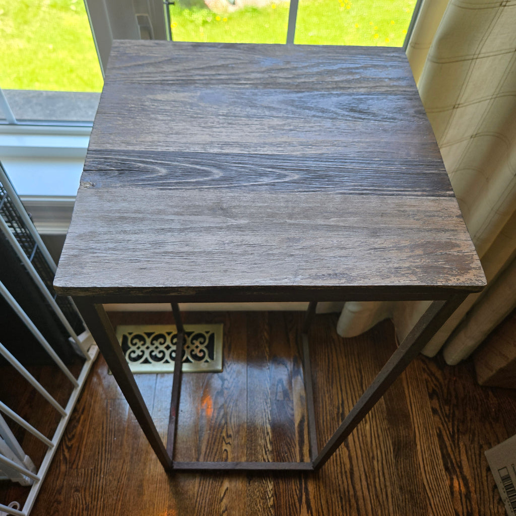 Pair of Rustic Accent Tables