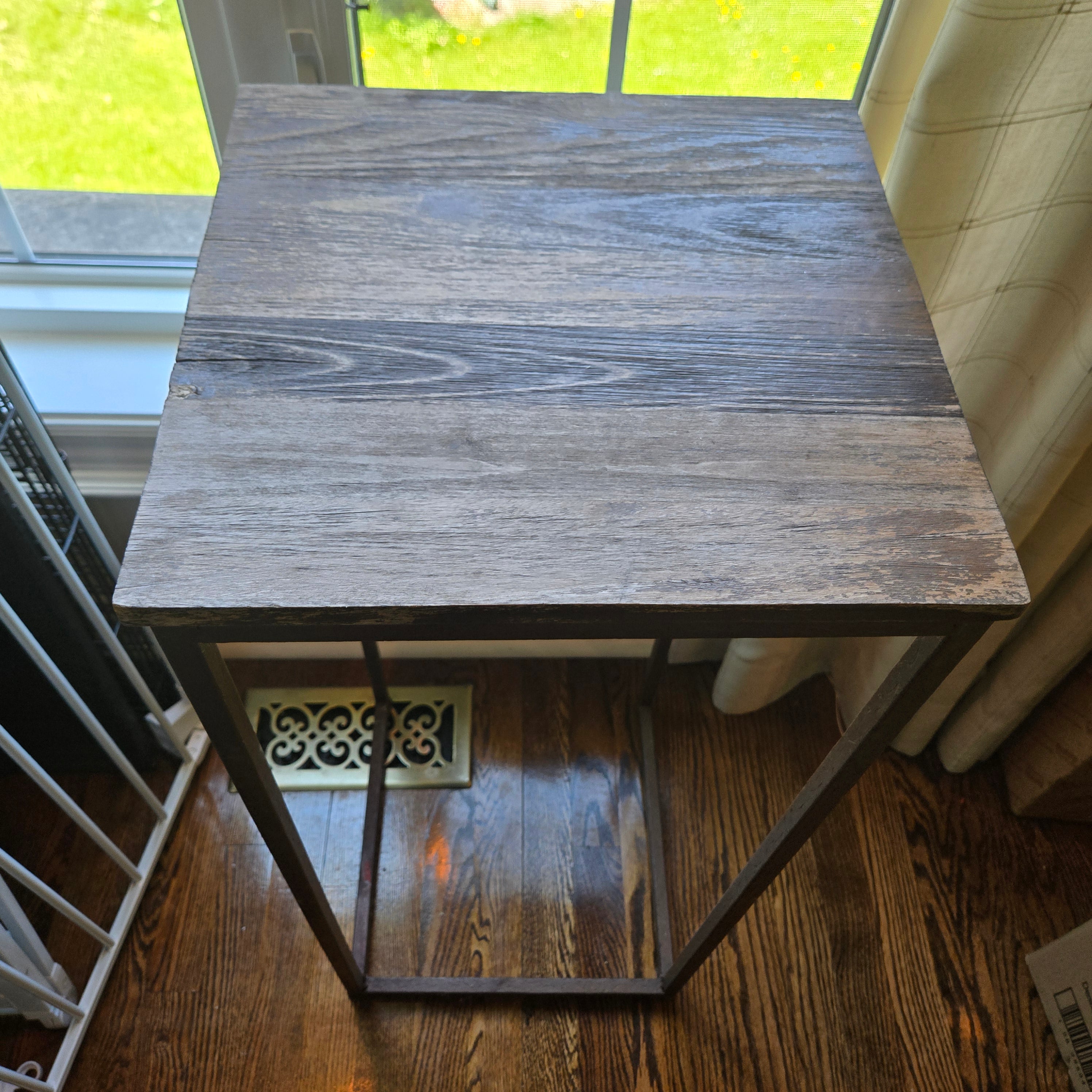 Pair of Rustic Accent Tables